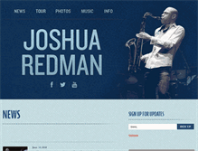 Tablet Screenshot of joshuaredman.com